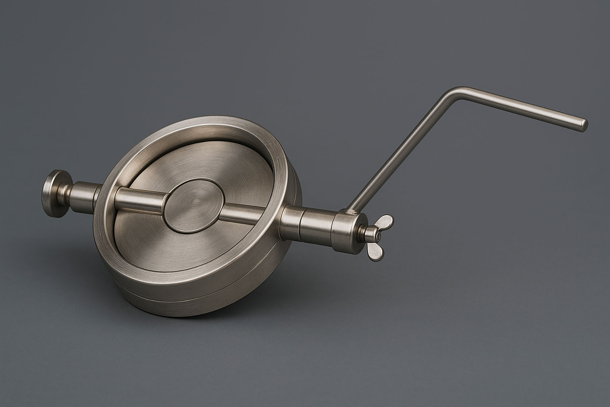 Vanne double papillon DN250-DN80 pour alimentation calibreur